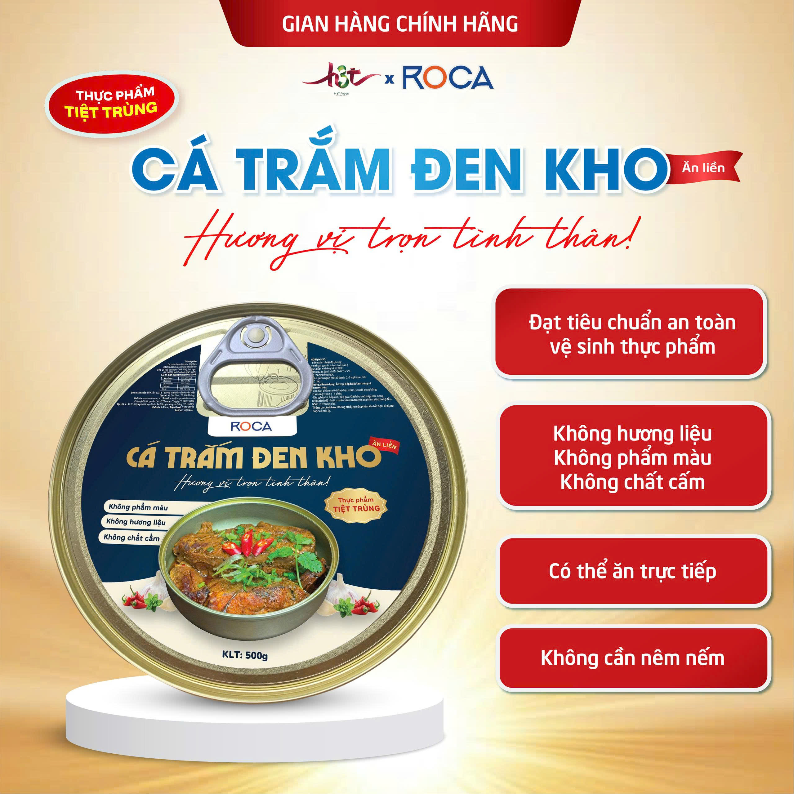 CÁ TRẮM ĐEN KHO ROCA